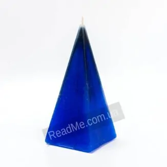Декоративна свічка з харчового парафіну Крижана піраміда