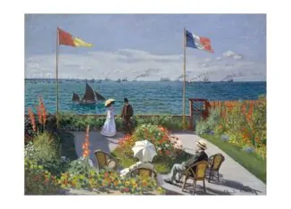 Garden at Sainte-Adresse, 1866-1867