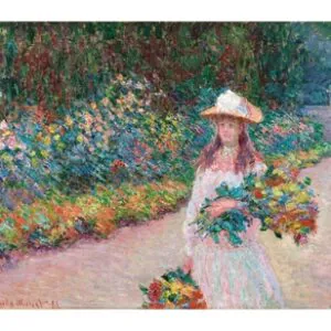 Young Girl in the Garden at Giverny,1888