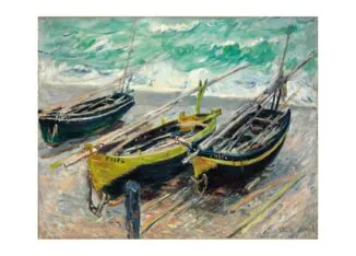 Three Fishing Boats, 1886