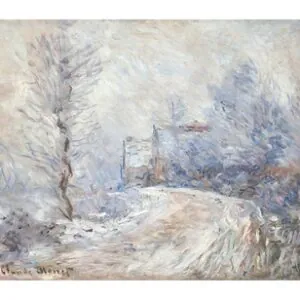 Вход в Живерни под снегом, 1885 год