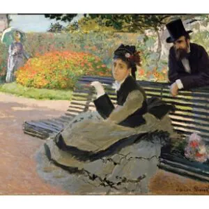 Camille Monet on a Bench, 1873