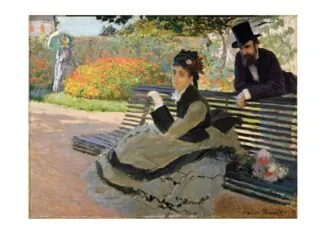 Camille Monet on a Bench, 1873