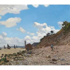 Пляж при Онфлере, 1864-1866 гг.