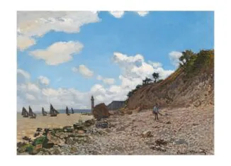 The Beach at Honfleur, 1864-1866