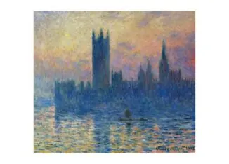 The Houses of Parliament, Sunset, 1903