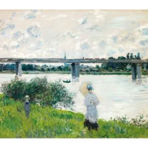 The Promenade with the Railroad Bridge, Argenteuil, 1874