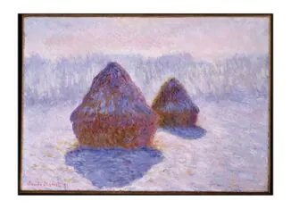 Haystacks (Effect of Snow and Sun), 1891