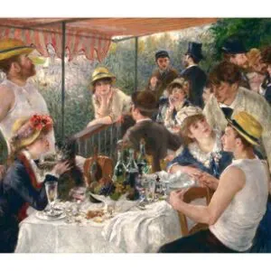 Обед лодочной партии, 1880-1881 гг.