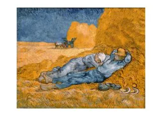 Noon Rest from Work (after Jean-Francois Millet), 1890